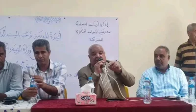 صفوت الجارح يلتقي بطلاب أرمنت لإزالة الغموض حول نظام الباكالوريا