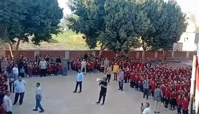 انتظام العملية التعليمية بمدرسة هاني عبد الحميد في تونا الجبل بالمنيا بعد توجيهات وزير التعليم