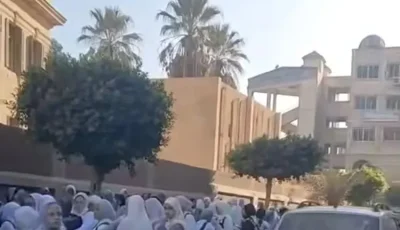 غلق باب مدرسة في وجه طالبات بالمنوفية.. والتعليم توضح