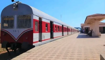خروج قطار عن القضبان بشبين القناطر دون وقوع إصابات