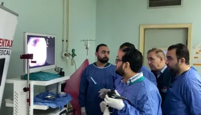 نجاح أول عملية منظار فراغ ثالث (POEM) لمريض بقسم الجهاز الهضمي والكبد بمعهد الكبد القومي جامعة المنوفية