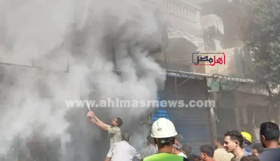 السيطرة على حريق محل أحذية بالفيوم دون خسائر بشرية