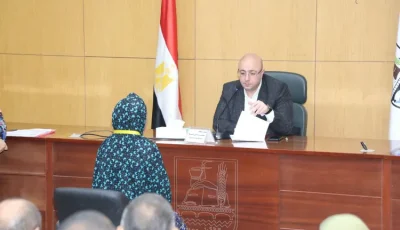 أهالي بني سويف يشكون للمحافظ نقص الخدمات من المياه والكهرباء والغاز والري (صور)