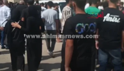 المحلاوية في ضهر بعض.. زحام بمستشفى المحلة العام للتبرع بالدم لمصابي الحريق