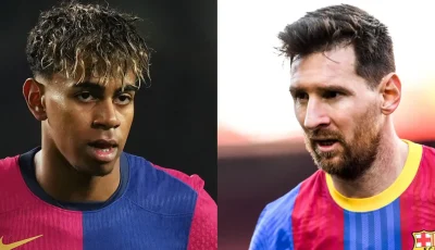 هل لامين يشبه ميسي ورونالدينيو؟