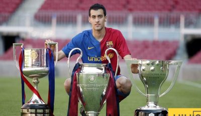 كم لاعب تبقى من جيل برشلونة الذهبي بعد اعتزال بوسكيتس؟… صورة