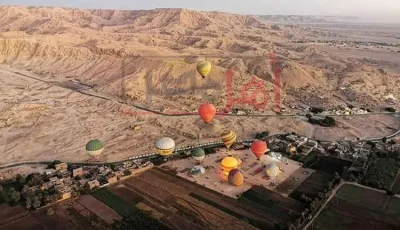 الرياح توقف المغامرة في سماء الأقصر بعد تحليق 44 رحلة بالون طائر