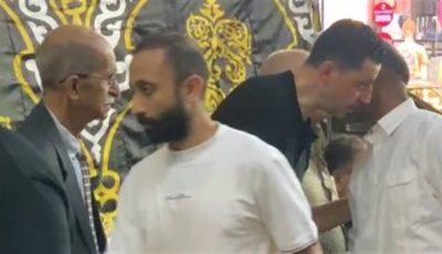 سعفان الصغير ومحسن عبد ربه أبرز حضور عزاء والد الكابتن محمد أبو جريشة