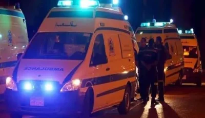 وفاة 4 أشخاص وإصابة 16 آخرين في تصادم سيارتين بالأقصر