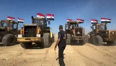 اللجنة المصرية بغزة: نعمل على افتتاح مخيم تاسع لإيواء النازحين شمال النصيرات