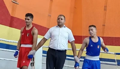 لاعب بنى سويف يحصد ذهبية الجمهورية للملاكمة