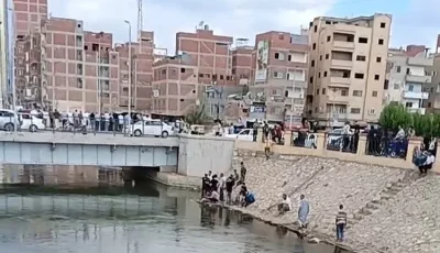 داخ وقع في المياه.. استمرار البحث عن جثمان غريق في مياه ترعة ميت يزيد بكفر الشيخ