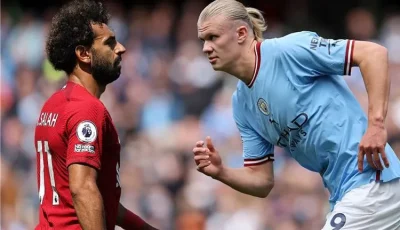 هالاند يصل لإنجاز محمد صلاح في دوري أبطال أوروبا