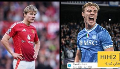 فارق كبير بين هويلوند في مانشستر يونايتد و نابولي