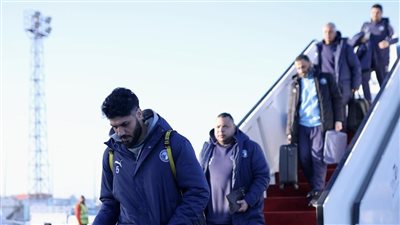 وصول بعثة بيراميدز إلي القاهرة وسط أجواء حزينة بعد التعادل مع نهضة بركان