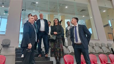 جولة تفقدية لمسؤولي الاتحاد الدولي للريشة الطائرة بالعاصمة الجديدة