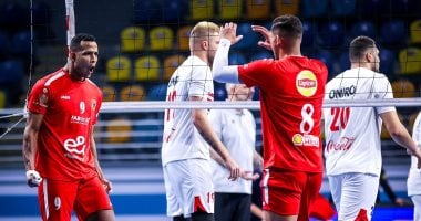 الأهلى يهزم الزمالك 3-1 ويتوج بالسوبر المحلى للكرة الطائرة