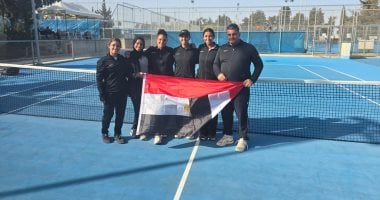 منتخب مصر للتنس يستعد لمواجهة بولندا فى كأس ديفيز
