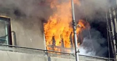 السيطرة على حريق بسبب انفجار اسطوانة بوتاجاز بالفيوم دون إصابات