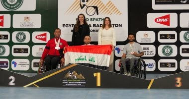 6 ميداليات حصيلة الفراعنة فى بطولة مصر الدولية البارالمبية للريشة الطائرة