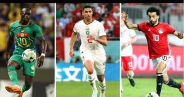 أمم أفريقيا تشعل سباق الكرة الذهبية بين صلاح وحكيمي وماني
