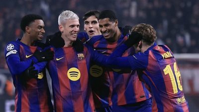سلافيا براغ ضد برشلونة.. برشلونة يفلت من كمين سلافيا براغ ويفوز (2/4) في دوري أبطال أوروبا