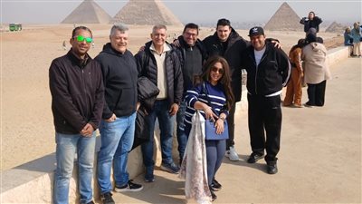 خافيير باسكوال يزور الأهرامات