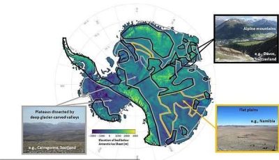 أدق خريطة للتضاريس المخفية أسفل القارة القطبية الجنوبية