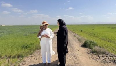 سيدة زنجبار الأولى تطلع على تجربة الشارقة في تطوير سلالات القمح العضوي