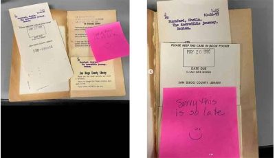 إعادة كتاب إلى مكتبة بعد 46 عاماً