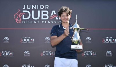 هانسن يفوز بالنسخة الرابعة لبطولة جونيور دبي ديزرت كلاسيك للجولف