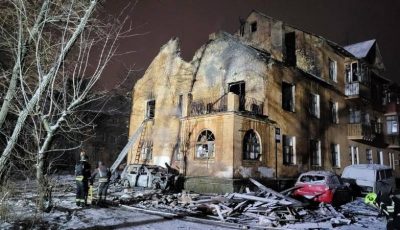 5600 مبنى سكني بكييف بدون تدفئة بعد هجوم روسي